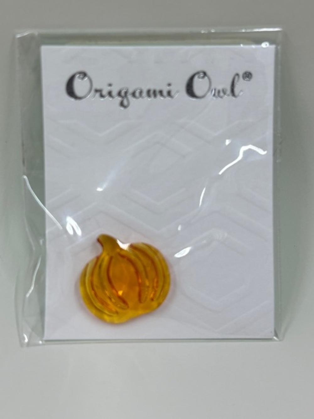 NEW Origami Owl Swarovski Crystal Pumpkin “Figurine” Charm - Fall